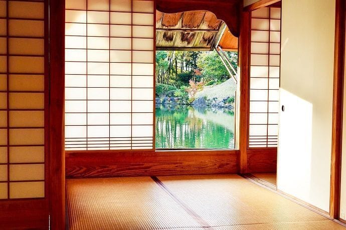 Casa tradicional japonesa.